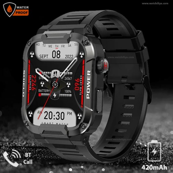 LEMFO Military Grade Rugged 100% Waterprof Smartwatch - Image 4