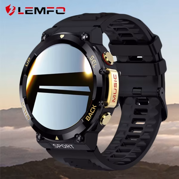 Bluetooth Calling Military Certified Waterproof NFC Smartwatch LF33 - Image 4