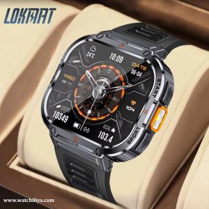 AI Voice Ultra Wide Screen Bluetooth Calling New Design Waterproof Unique Smartwatch 2025