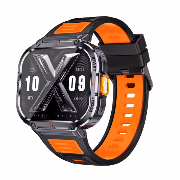 AI Voice Ultra Wide Screen Bluetooth Calling New Design Waterproof Unique Smartwatch 2025 - Image 3