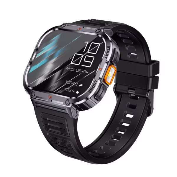 AI Voice Ultra Wide Screen Bluetooth Calling New Design Waterproof Unique Smartwatch 2025 - Image 2