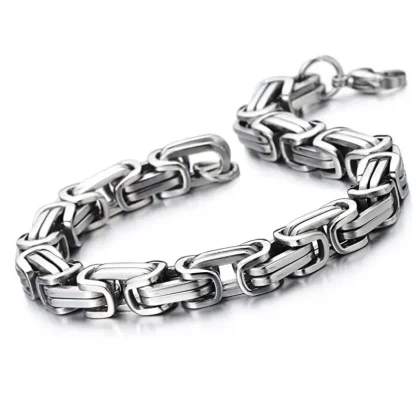 Stainless Steel Chain Bulky Design Bracelet