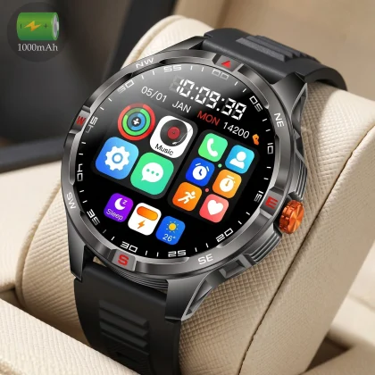 1000mAh Battery Bluetooth Calling & GPS Sports Tracker V45 Smartwatch